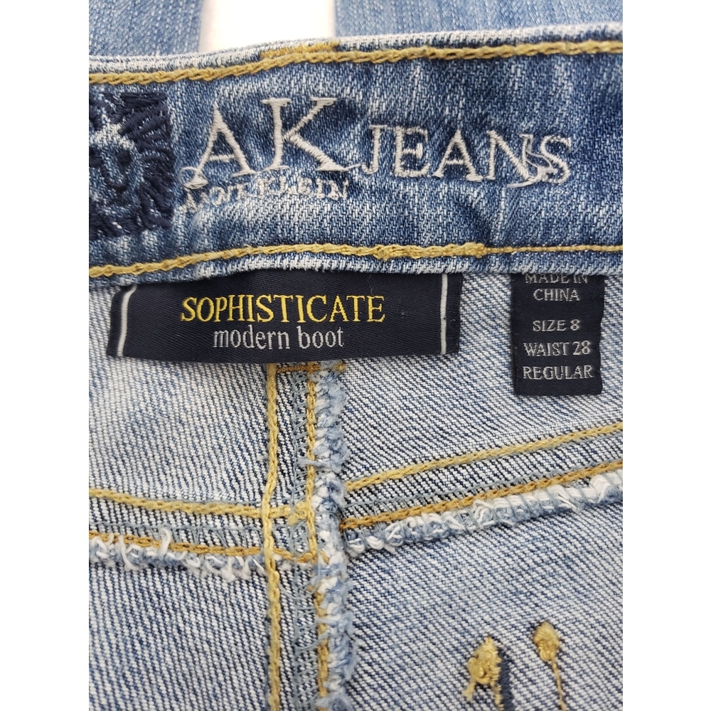 AK Anne Klein Sopisticate Modern Boot Jeans sz 8. - Picture 6 of 8